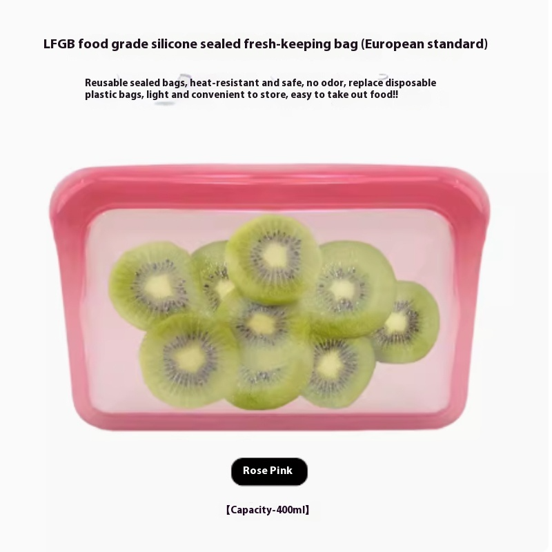 Reusable Silicone Food Storage Bags