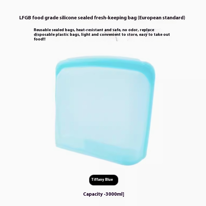 Reusable Silicone Food Storage Bags