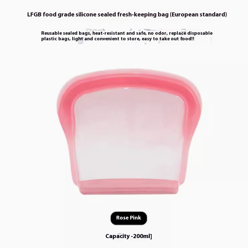 Reusable Silicone Food Storage Bags