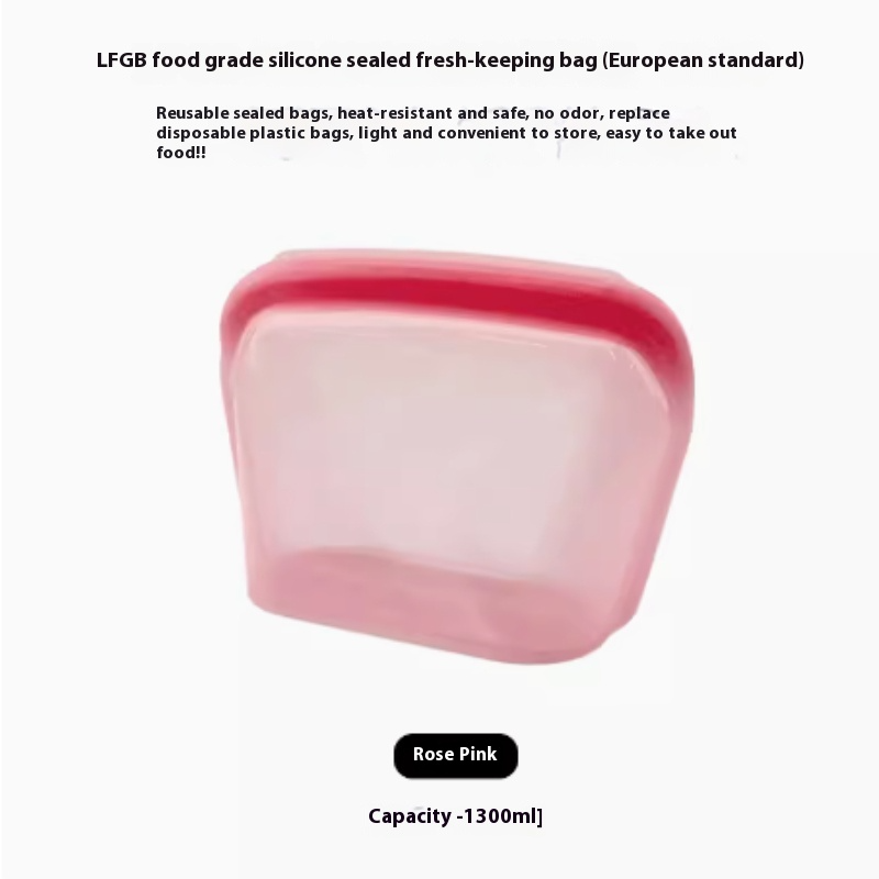 Reusable Silicone Food Storage Bags